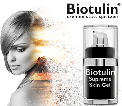 Biotulin Anti-Aging Hautpflege reduziert Falten