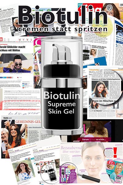 Biotulin Anti-Aging Hautpflege reduziert Falten