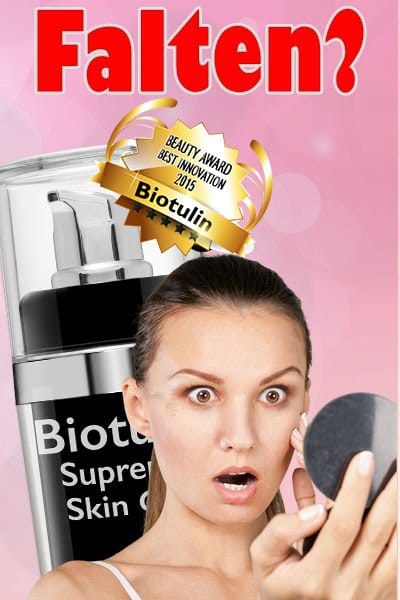 Biotulin Anti-Aging Hautpflege reduziert Falten