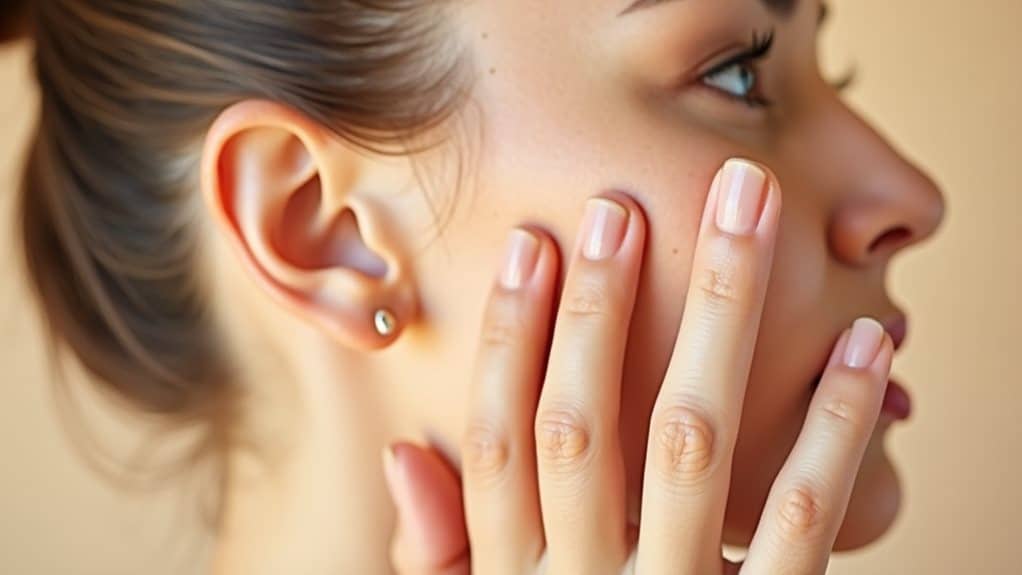eye circulation massage techniques