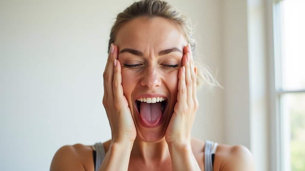 lion face relaxation technique