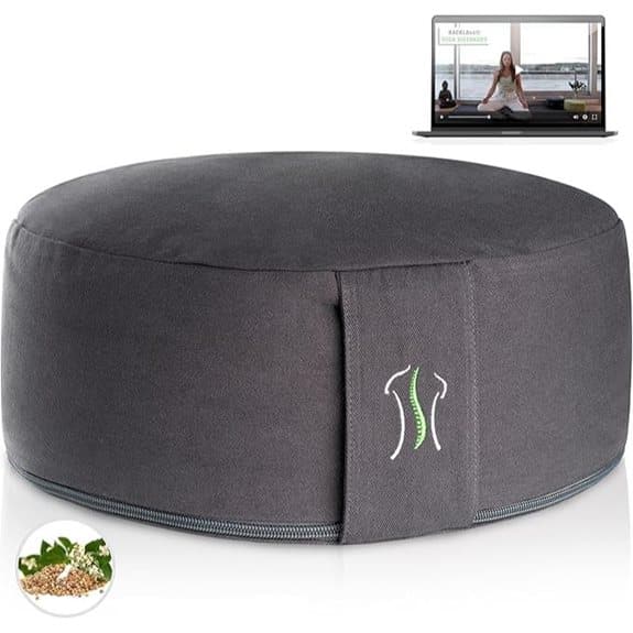 15 beste Yogakissen, die deine Praxis für immer verändern werden beste, deine, die, empfehlungen, für, immer, Meditation, praxis, produkt, verändern, werden, yoga, Yoga-Praxis, Yogakissen 15 BACKLAXX XL Yoga Meditationskissen mit Buchweizen