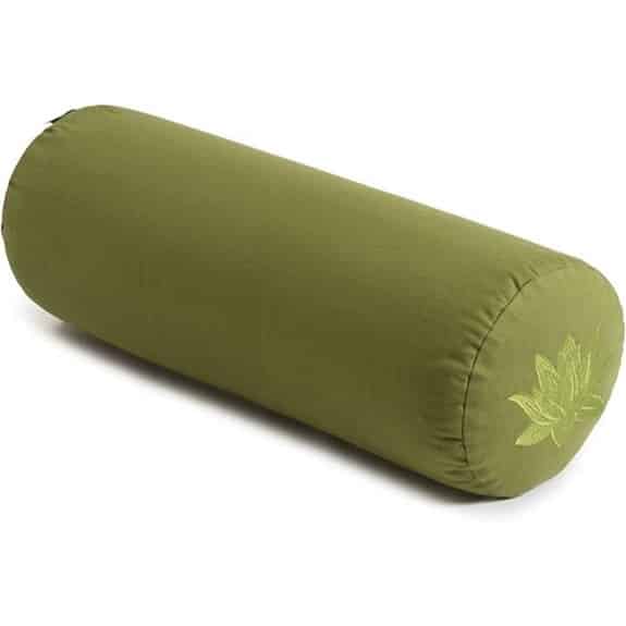 10 beste Yoga-Bolster, die deine Praxis für immer verändern werden beste, deine, die, empfehlungen, für, immer, Komfort, praxis, produkt, Unterstützung, verändern, werden, yoga, Yoga-Bolster 1 Yoga Studio Buchweizen Lotus Meditationskissen (Olivgrün)