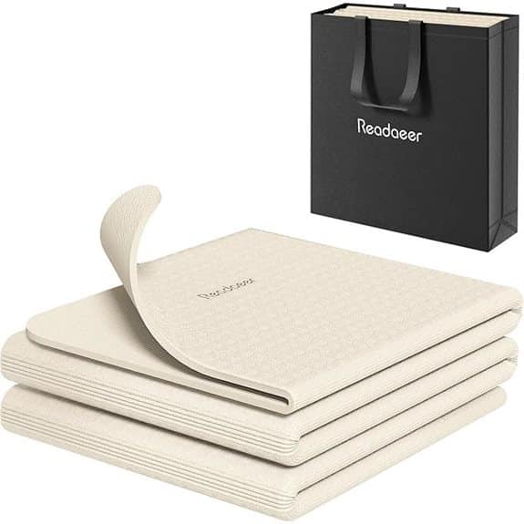 10 Beste TPE Yogamatten, die besser greifen als traditionelles Gummi als, besser, beste, Diamantschnitt-Textur, die, empfehlungen, greifen, gummi, produkt, rutschfeste Matten, tpe, TPE-Yogamatten, traditionelles, yoga, Yogamatten 4 Faltbare Reise-Yogamatte 6mm mit Tragetasche