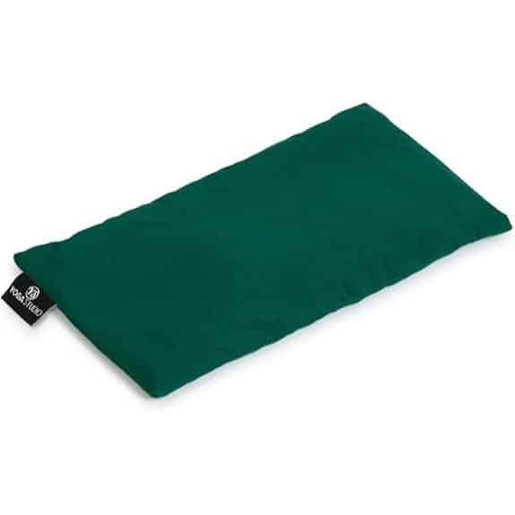 10 beste Augenkissen, mit denen du in Sekunden einschläfst Augenkissen, beste, denen, einschläfst, empfehlungen, Entspannung, mit, produkt, Schlafqualität, sekunden, yoga 2 Yoga Studio Französische Bio-Lavendel- und Leinsamen-Augenkissen (Moosgrün)