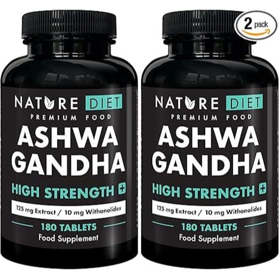 5 beste Ashwagandha-Kapseln, die es wert sind, zu Ihrer Routine hinzugefügt zu werden Ashwagandha, ashwagandha-kapseln,, beste, die, empfehlungen, hinzugefügt, ihrer, Nahrungsergänzungsmittel, produkt, routine, sind, Wellness-Routine, werden, wert, yoga 2 Ashwagandha Hochdosiert 125mg Extrakt (180 Tabletten)