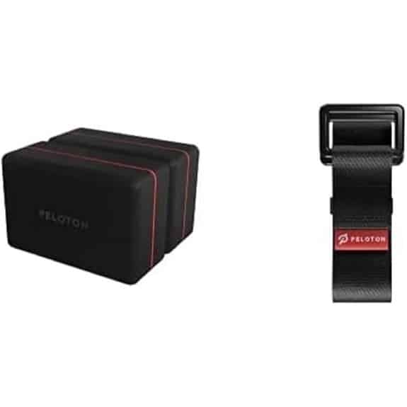 15 beste Yoga-Anfängerset perfekt für deinen ersten Flow Anfänger Yoga, beste, deinen, empfehlungen, ersten, flow, für, perfekt, produkt, yoga, Yoga Sets, Yoga Zubehör, yoga-anfängerset 2 Peloton Yoga Blöcke und Widerstandsband Set (Schwarz/Rot)