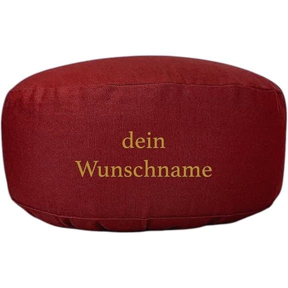 10 beste Meditationskissen, die dich bequem und zentriert halten bequem, beste, dich, die, empfehlungen, halten, Kissen, Körperhaltung, Meditation, meditationskissen,, produkt, und, yoga, zentriert 4 Personalisiertes handgefertigtes besticktes Meditationskissen (Buddhistisches Rot)