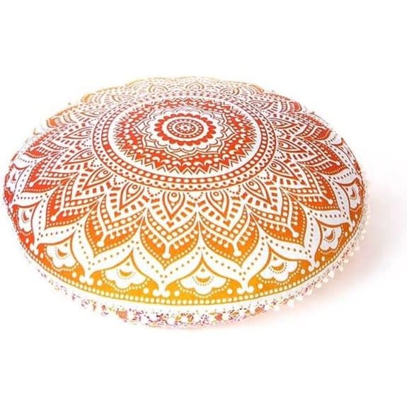 10 beste Meditationskissen, die dich bequem und zentriert halten bequem, beste, dich, die, empfehlungen, halten, Kissen, Körperhaltung, Meditation, meditationskissen,, produkt, und, yoga, zentriert 5 Runder orangefarbener böhmischer Bodenkissenbezug Pouf