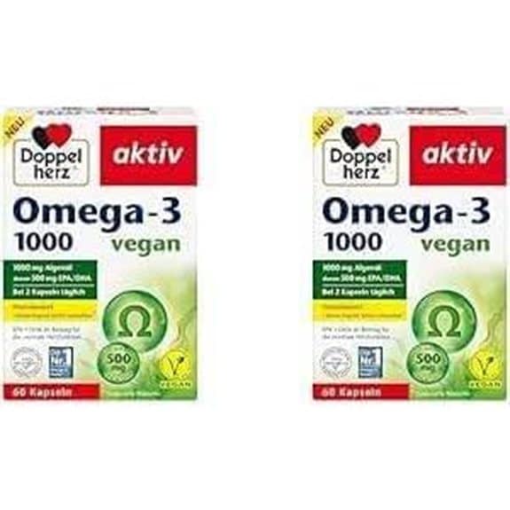 10 beste Omega-3-Kapseln, die Sie Ihrer täglichen Routine hinzufügen sollten beste, die, empfehlungen, Gesundheit, hinzufügen, ihrer, Nahrungsergänzung, Omega-3-Kapseln, produkt, routine, sie, sollten, täglichen, yoga 5 Doppelherz Omega-3 1000 Vegan Kapseln (2er-Pack)