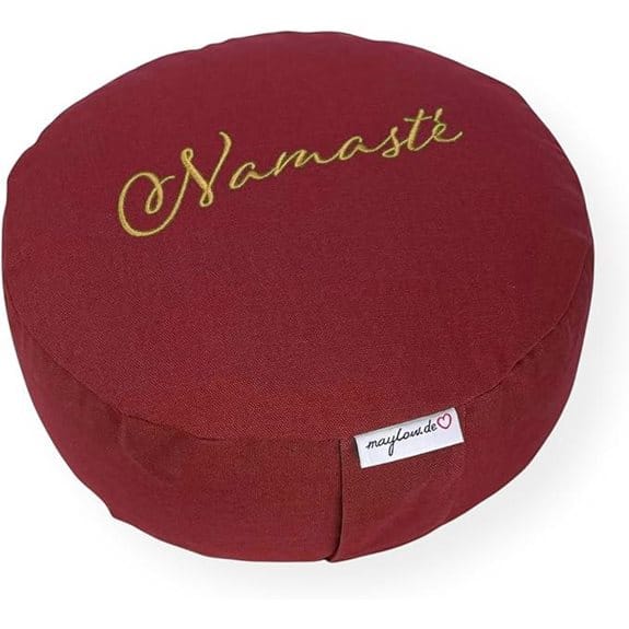 15 beste Yogakissen, die deine Praxis für immer verändern werden beste, deine, die, empfehlungen, für, immer, Meditation, praxis, produkt, verändern, werden, yoga, Yoga-Praxis, Yogakissen 4 Meditationsjoga-Kissen mit waschbarem besticktem Bezug