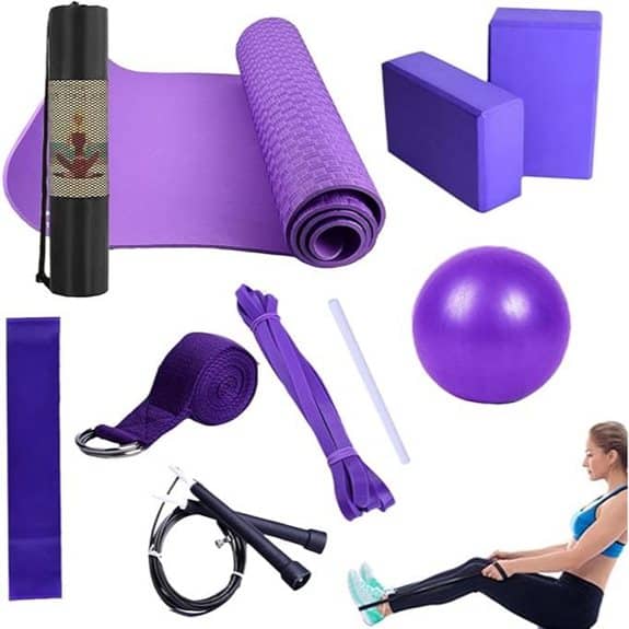 7 Beste Yogamatten-Sets, die deine Praxis zu Hause transformieren werden beste, deine, die, empfehlungen, hause, praxis, produkt, transformieren, werden, yoga, Yoga-Zubehör, Yogamatten, yogamatten-sets,, Zuhause praktizieren 7 Yogamatten-Set mit Blöcken und Widerstandsband