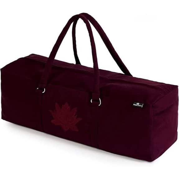 10 beste Yogamatten-Taschen, die den Weg zum Kurs zum Kinderspiel machen beste, den, die, empfehlungen, kinderspiel, kurs, machen, produkt, Sporttaschen, weg, yoga, Yoga Zubehör, Yogamatten Tasche, yogamatten-taschen,, zum 1 Yogastudio Baumwoll-Matte Tasche mit Aufbewahrungstaschen